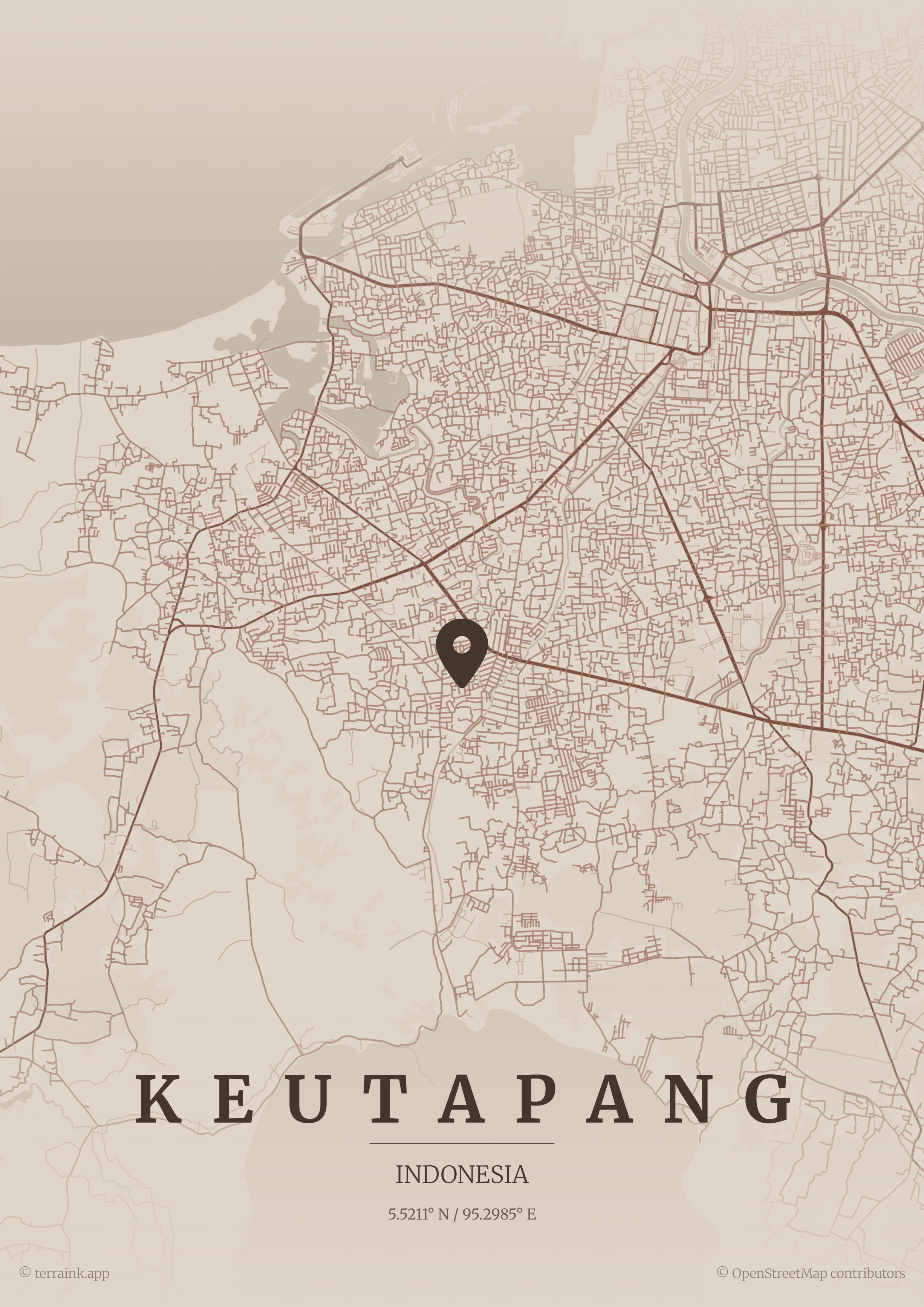 Peta lokasi Keutapang, Aceh Besar, Aceh — Lokasi Ahmad Zaman Huri
