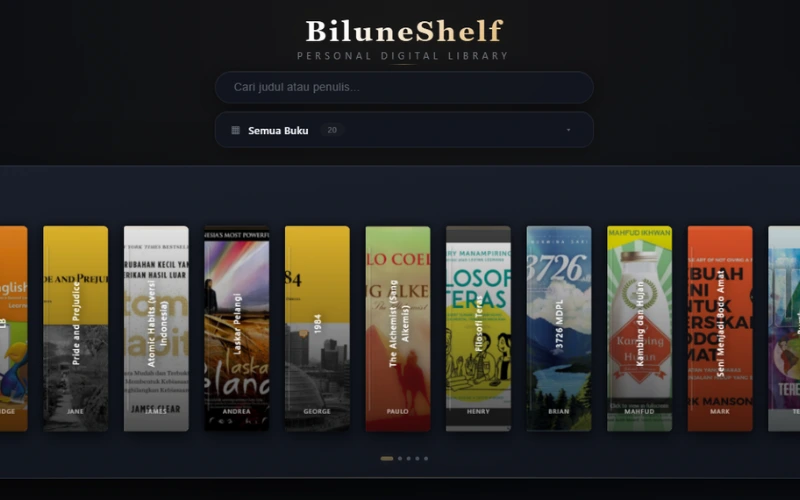 BiluneShelf — proyek EdTech oleh Ahmad Zaman Huri